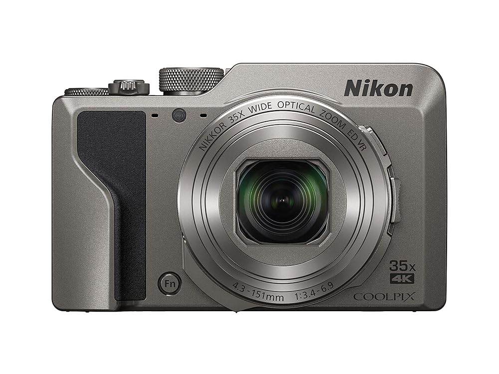 Nikon デジタル写真機 COOLPIX A1000 SL 光学35倍 ISO6400 アイセンサー付EVF クールピクス しろがね色 A1000SL (扶養済み品)