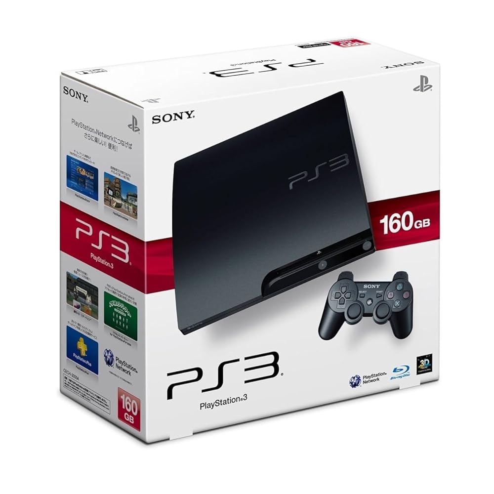 【中古】 SONY ソニー PlayStation 3 160GB チャコール・ブラック CECH-3000A 本体 プレイステーション3 プレステ3 PS3 整備済み品 徹底除菌清掃済 高品質 送料無料 翌日配送 ぷれいすてーしょん3 中古180日保証