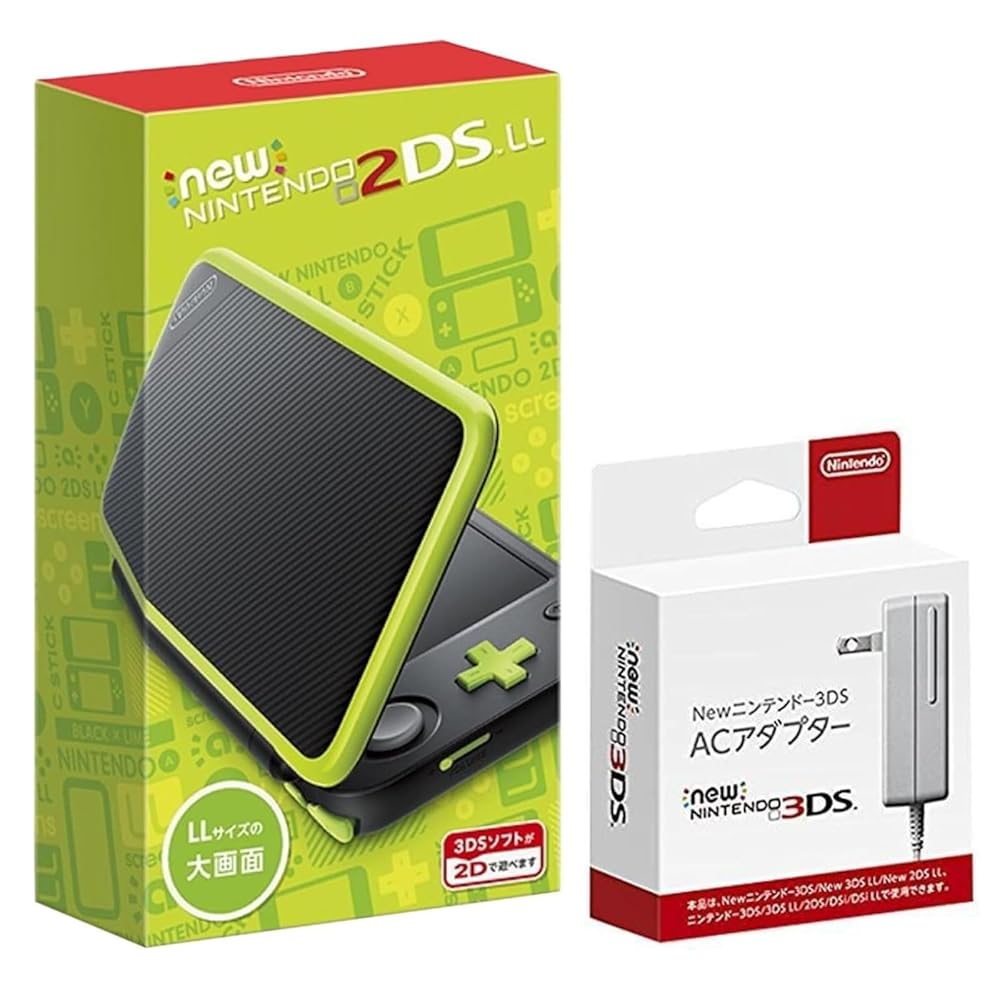 楽天市場】【新品】Newニンテンドー2DS LL 【ブラック×ライム