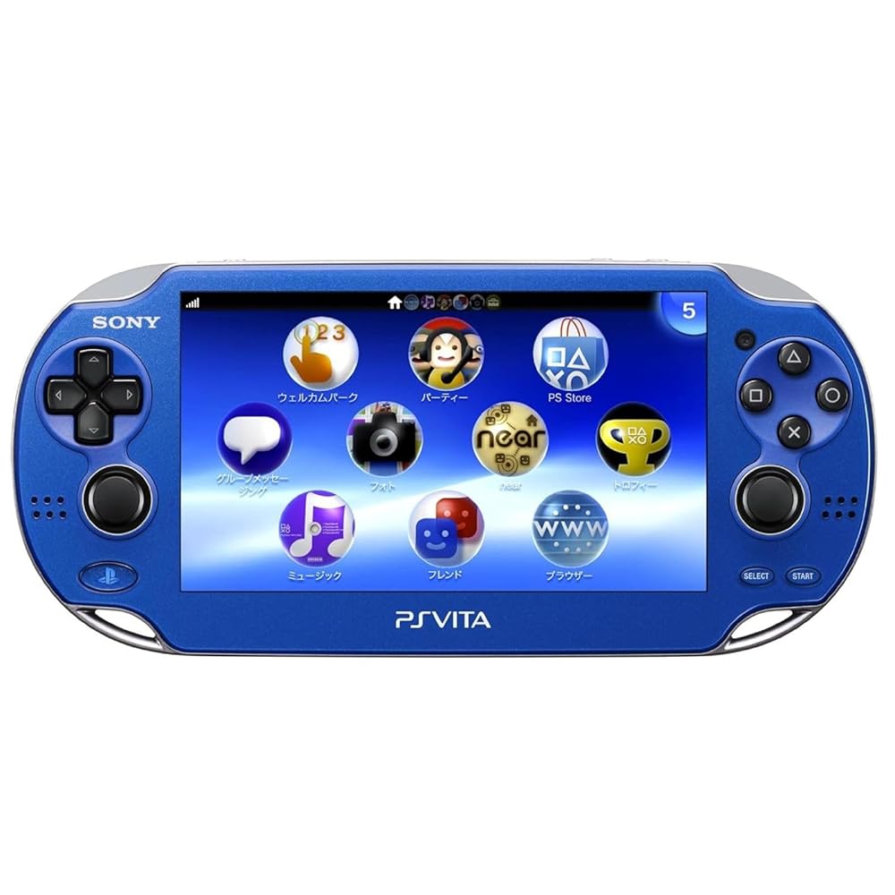 【整備済み品】 PlayStationVita Wi-Fiモデル サファイア・ブルー (PCH-1000 ZA04) 【メーカー生産終了】 [video game]