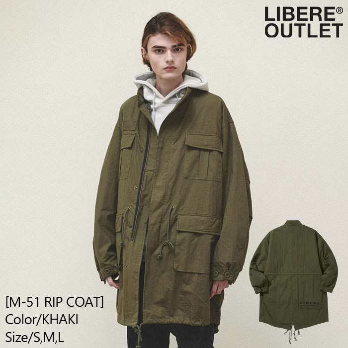 LIBERE リベーレ M51 モッズコート リップ コート アウター 上着 カーキ[M-51 RIP COAT/KHAKI]公式アウトレット