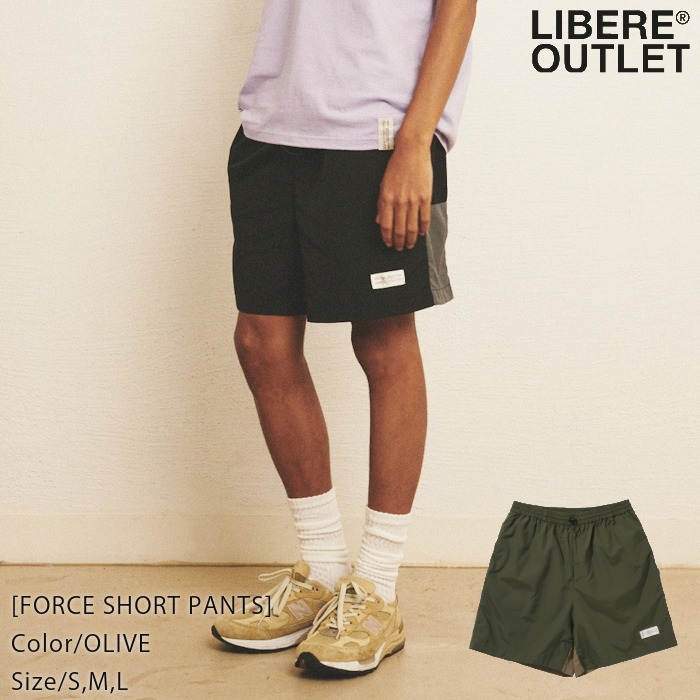 LIBERE リベーレ フォース ショート パンツ ショートパンツ ショーパン ハーフパンツ ハーパン 半ズボン 短パン オリーブ[FORCE SHORT PANTS/OLIVE]公式アウトレット｜LIBERE OUTLET 12,240円