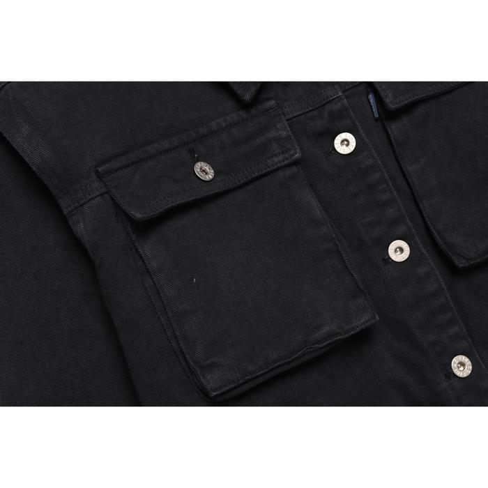 LIBERE リベーレ カラー ジージャン DENIM BLACK] デニム ブラック 黒