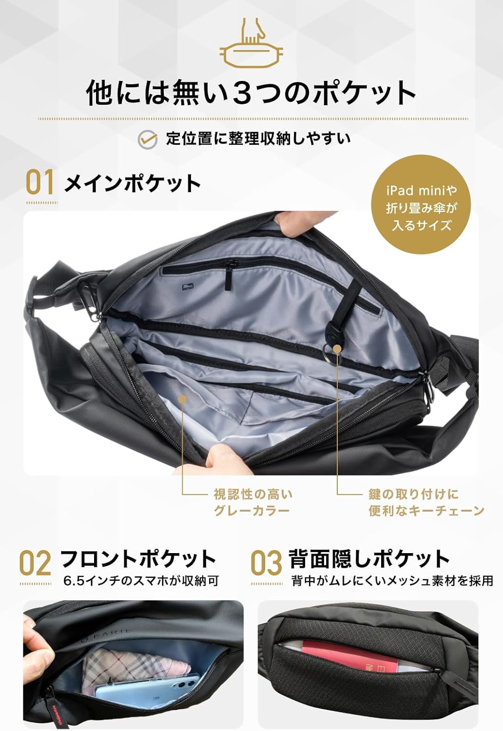 ⭐最終値下げ⭐【美品】シセイ　ボディバック 地上波TV紹介＆楽天3冠】公式 セイファス 機能強化モデル ボディバッグ
