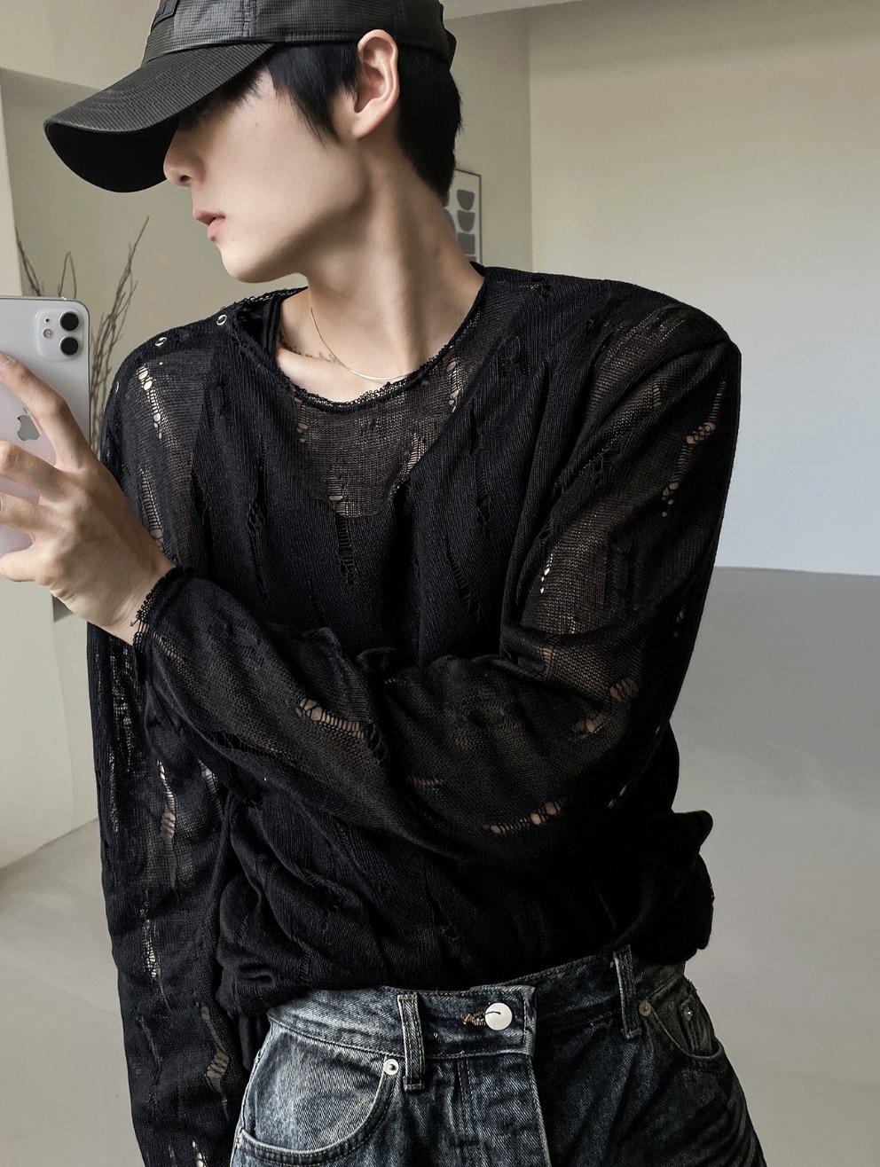 [COSYHARU]Elo Vintage Snap Summer T-shirt