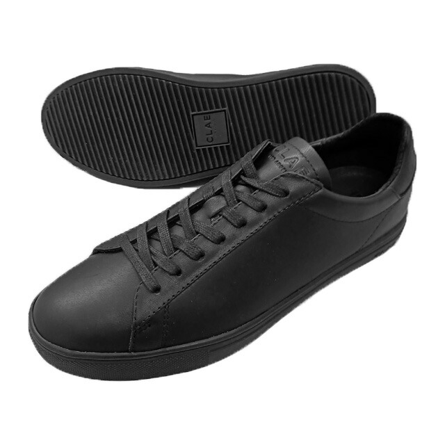 CLAE(粘土) レースアップスニーカー 黒いこと  天使の都市01 ABR 男女兼用 成人男性 亭主もち メンズ レディース スニーカー 心地よい 紐靴 26.0珊～28.5珊