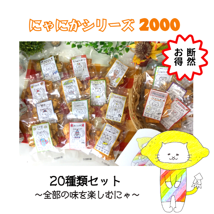 イカフライ おつまみ 広島お土産 広島名物 にゃにかシリーズ2000 20種類 2000円ポッキリ いかフライ イカ天 いか天 詰め合わせ おやつ  お菓子 駄菓子 家飲み 宅飲み 晩酌 酒の肴 お試し 食べ比べ 味比べ お取り寄せグルメ のんべえ ご注文で当日配送