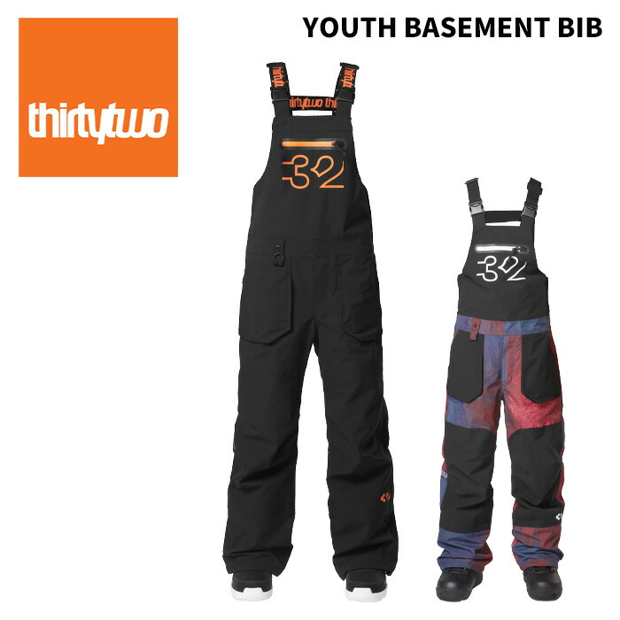 THIRTYTWO サーティーツー ウェア YOUTH BASEMENT BIB 24-25(2025) モデル ジュニア パンツ