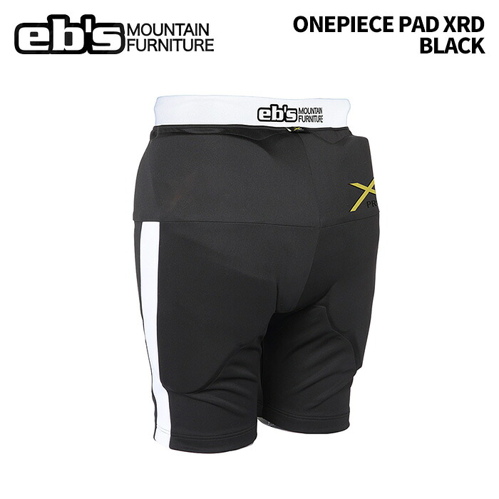 eb's エビス ONEPIECE PAD XRD BLACK ワンピースパッドXRD プロテクターボトムス 25-26モデル｜Liberty SNOW LIFE SHOP