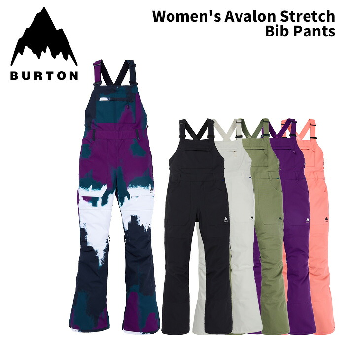 BURTON バートン ウェア Women's Avalon Stretch Bib Pants 24-25(2025)モデル レディース パンツ