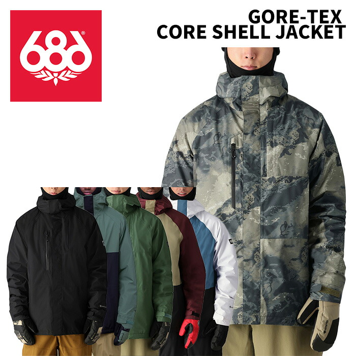 686 シックスエイトシックス 御召しもの GORE-TEX CORE SHELL JACKET 24-25(2025)模範例 上衣