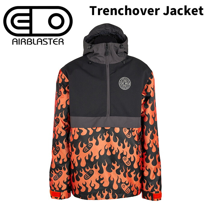 AIRBLASTER エアブラスター 御召しもの Trenchover Jacket Flames 24-25(2025)模範例 上衣