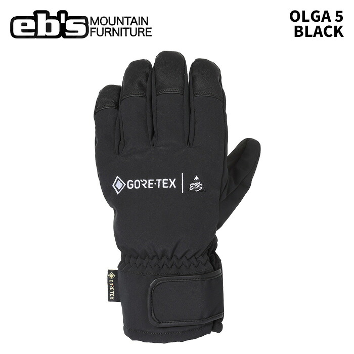 eb's エビス OLGA 5 BLACK オルガファイブ グローブ 25-26モデル|Liberty SNOW LIFE SHOP