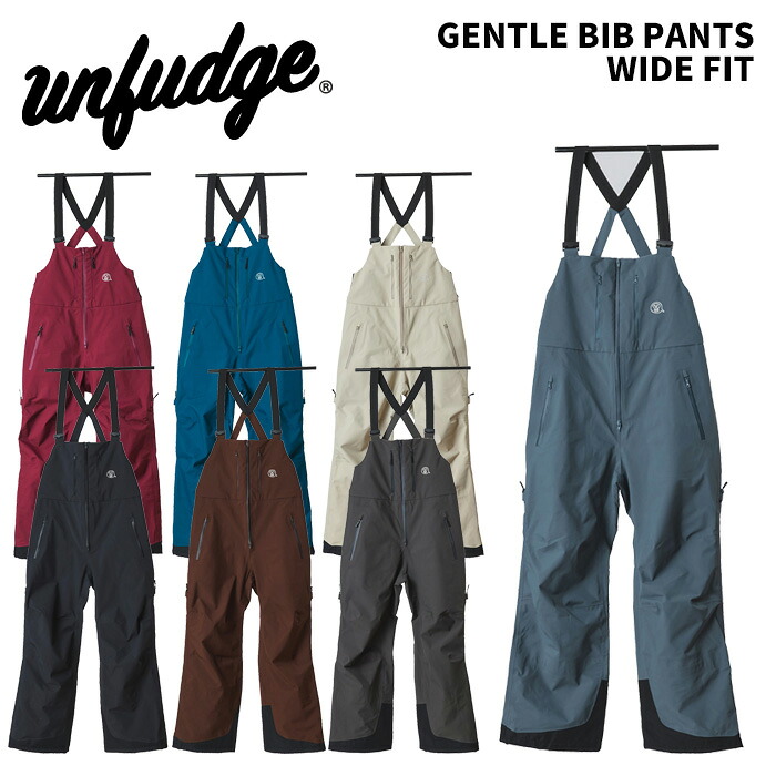 unfudge アンファッジ 御召しもの GENTLE BIB PANTS WIDE FIT 25-26(2026)真似形 ズボン下