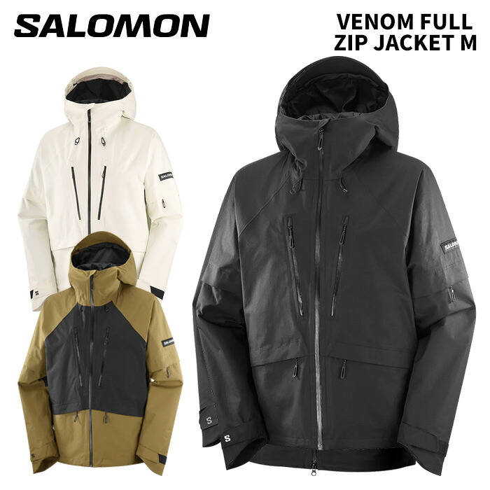 SALOMON サロモン 御召しもの VENOM FULL ZIP JACKET M 25-26模範例 上衣