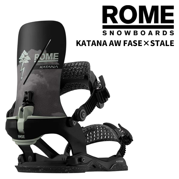 スノーボード 25-26 ROME Katana AW FASE M/L SLATE Rome Katana AW FASE® Snowboard Bindings 2025/2026 – Rome US