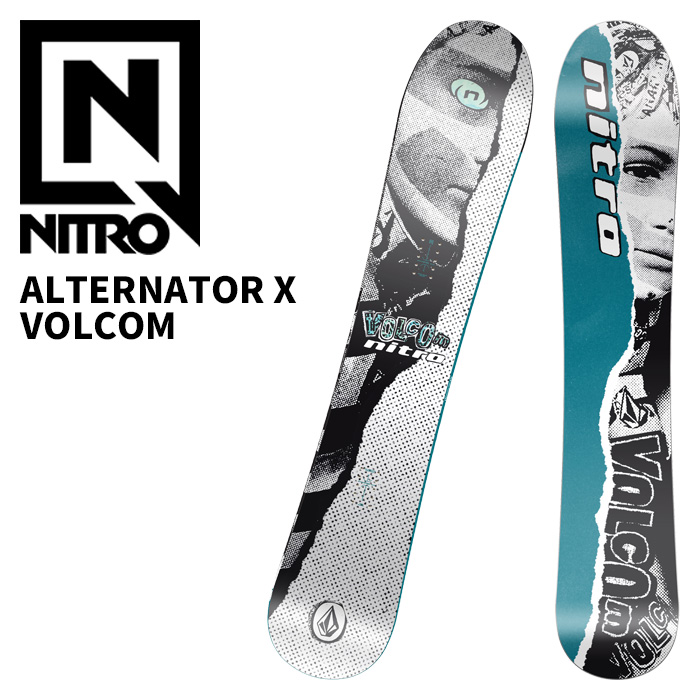 NITRO ナイトロ スノーボード 板 ALTERNATOR X VOLCOM 25-26モデル｜Liberty SNOW LIFE SHOP