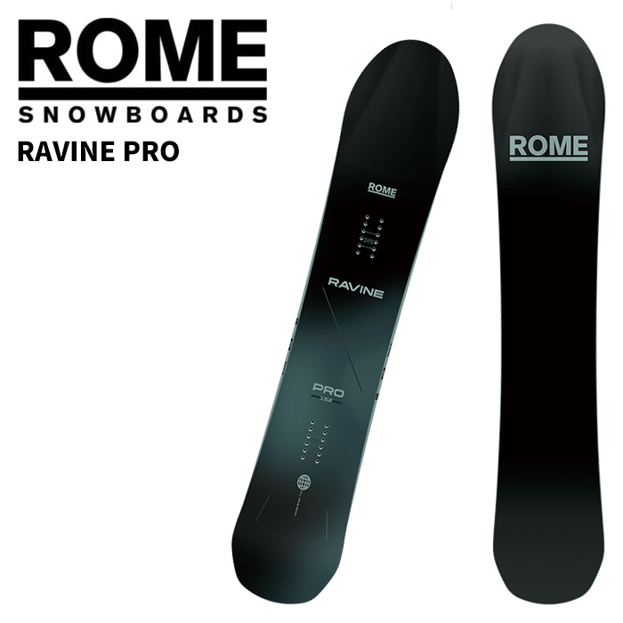 楽天市場】ROME ローム スノーボード 板 RAVINE PRO 25-26 モデル