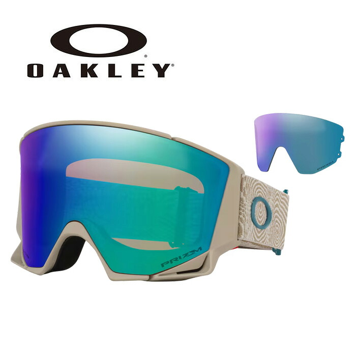 OAKLEY【25/26・FLOW SCAPE L ASIA：MIST TRAILS / PRIZM ARGON \u0026 PRIZM ICED】OO7145A-18 71451800 オーク材ロバート・エドワード・リー ゴーグル