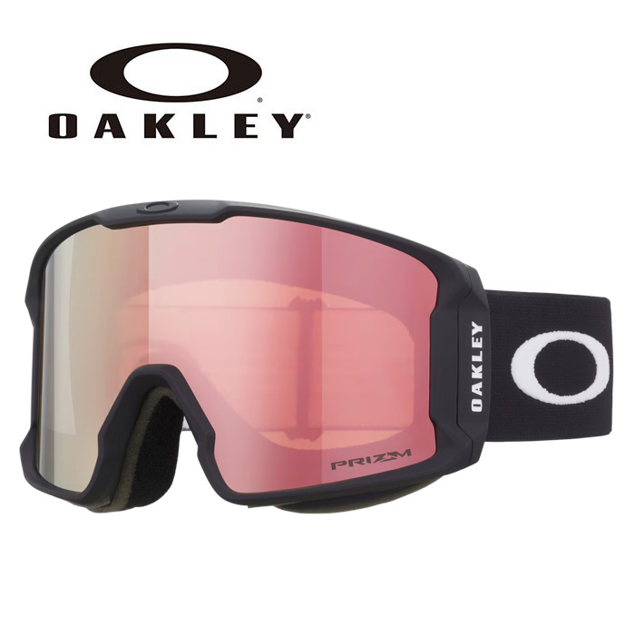 OAKLEY【25/26・LINE MINER L:MATTE BLACK / PRIZM ROSE GOLD IRIDIUM】OO7070-C4 7070C401 オークリー ゴーグル|Liberty SNOW LIFE SHOP