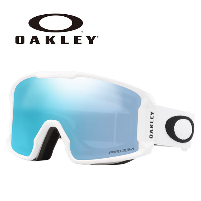 OAKLEY【25/26・LINE MINER M：MATTE WHITE / PRIZM SAPPHIRE IRIDIUM】OO7093-41｜Liberty SNOW LIFE SHOP