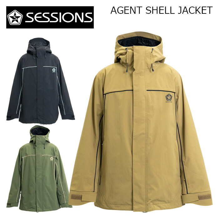 SESSIONS セッションズ 御召しもの AGENT SHELL JACKET 25-26(2026)模範例 上衣
