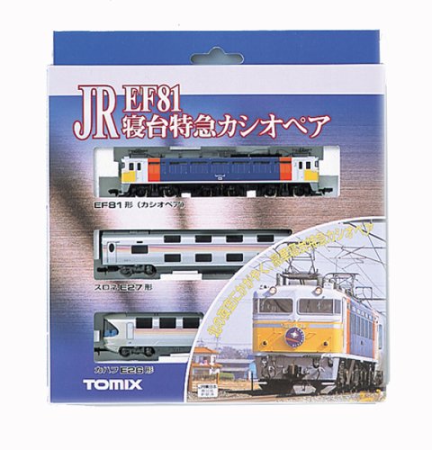 楽天市場 中古 Nゲージ車両 Ef81 寝台特急 カシオペア 基本セット 3両 リバティー