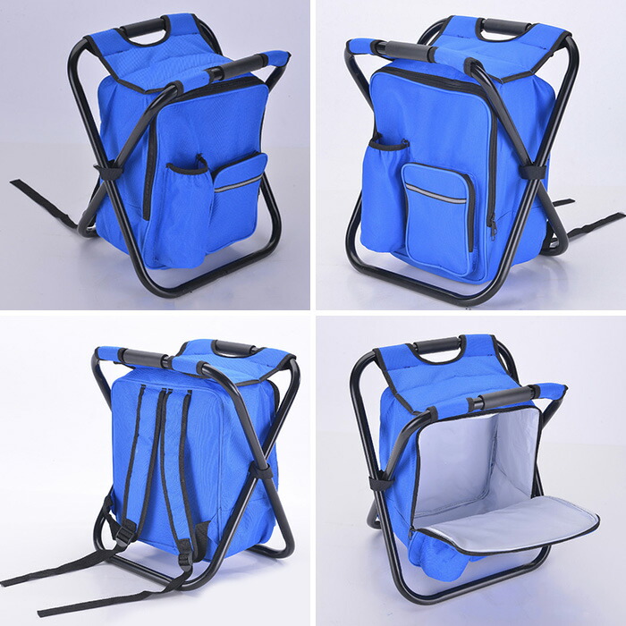 【楽天市場】椅子付きリュック チェア 折りたたみ 防水 釣り キャンプ