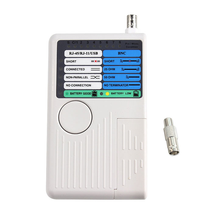 楽天市場】LANケーブルテスター 4in1 LANケーブル測定器 RJ45 RJ11 USB