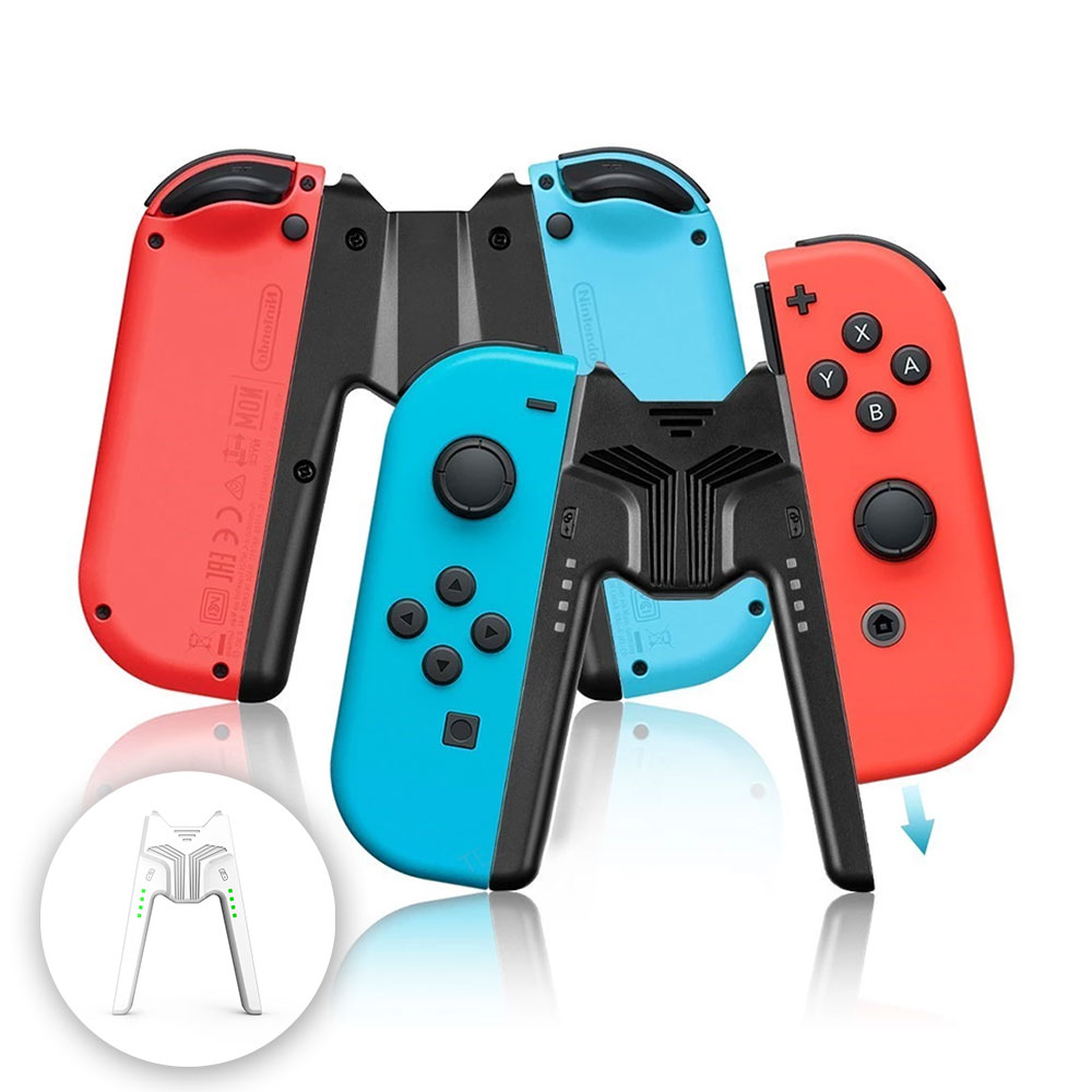 Nintendo Switch 青/赤 Joy-Conとスイッチの充電器 Switch スイッチ ジョイコン Joy-Con 充電器 コントローラー