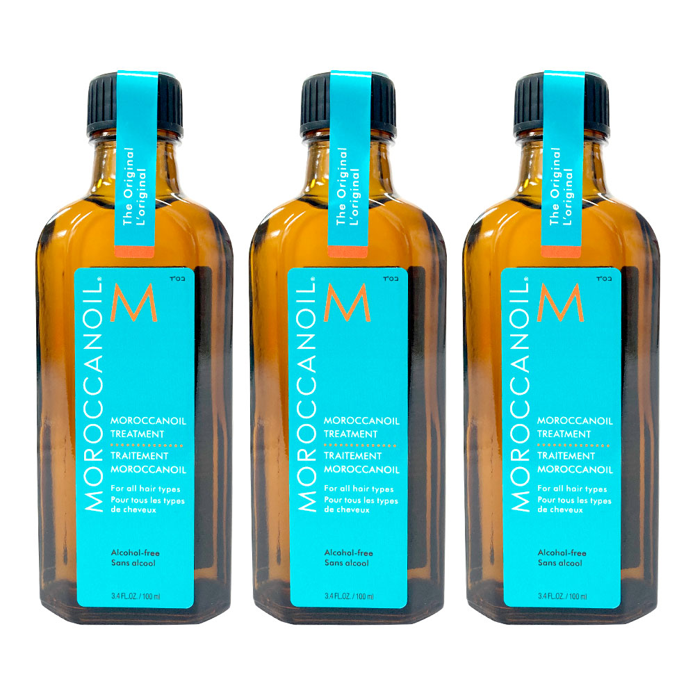 3本仕掛ける モロッカンオイル 手当て 100ml 揚水機付 MOROCCANOIL 3個 洗い流さない 整髪剤 髪の毛油絵の具 国内置き目品 貨物輸送無料