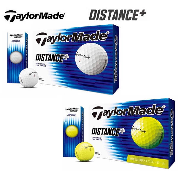 楽天市場 テーラーメイド ゴルフ ボール Taylormade Distance Ballテーラーメイド ディスタンス プラス ボール カラー ホワイトカラー イエロー 1ダース 12球 リバティーゴルフ