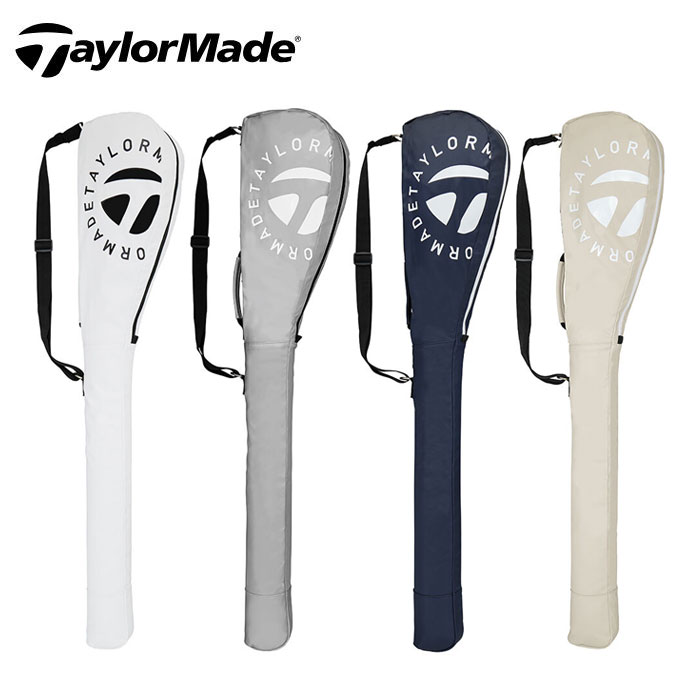 仕立て屋お手伝いさん ゴルフ 野球クラブ 容れもの【TaylorMade】倶楽部ロゴタイプ 野球クラブ容れもの色合い：ホワイトカラー：しろがね色色合い：ネイビーカラー：ベージュ