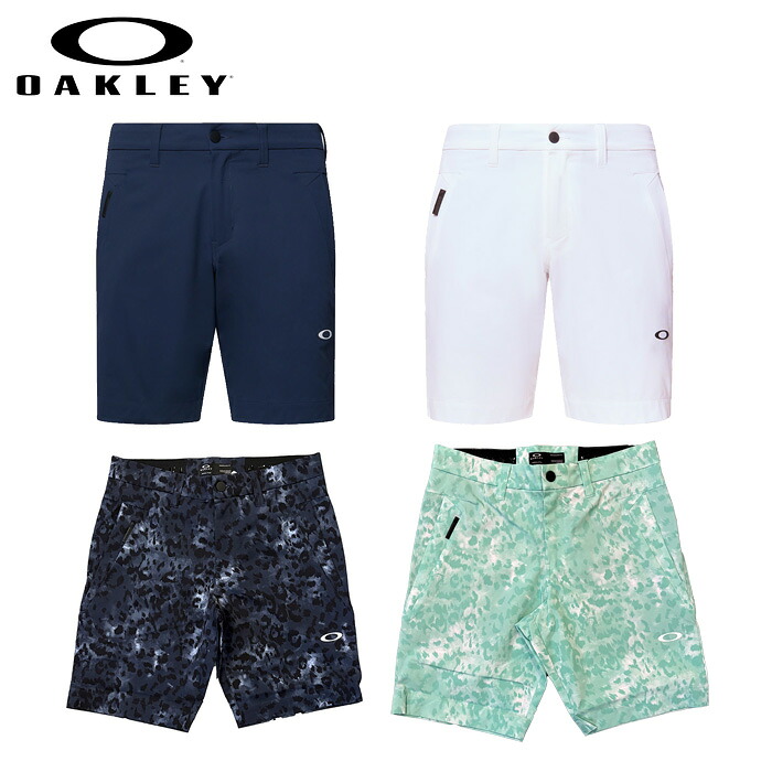 オークリー ゴルフ ウェア メンズ スカルヒートブロックステイプルショーツ パンツ【OAKLEY】Skull Heat Block Staple Shortsカラー：Midnight Blue(020)カラー：White(100)カラー：Black Print(00G)カラー：Turquoise Print(65V)FOA409098｜リバティーゴルフ 7,942円