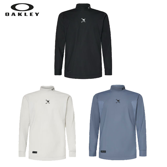 オーク材ロバート・エドワード・リー ゴルフ お召しもの メンズ プルオーバー【OAKLEY】Skull Thickness LS Mock Shirtスカル シックネス エルエス モック プルオーバー色合い：LUNAR ROCK(26C)色合い：BLACKOUT(02E)色合い：BLUE TAR(62C)FOA408240