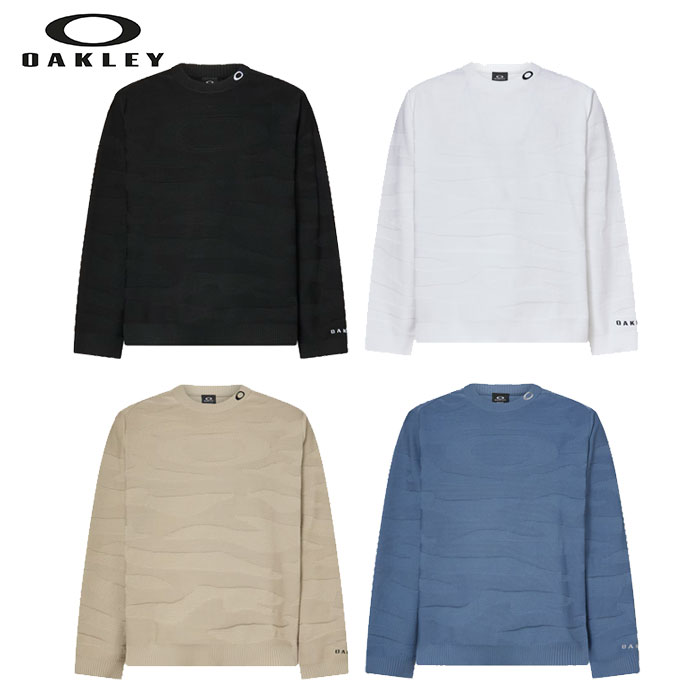 オーク材ロバート・エドワード・リー ゴルフ お召しもの メンズ【OAKLEY】Oakley Camo JQ Sweater家鴨 ジェイキュー スウェーター色合い：BLACKOUT(02E)色合い：WHITE(100)色合い：DARK AQUA(66Y)色合い：RYE(30W)FOA408271