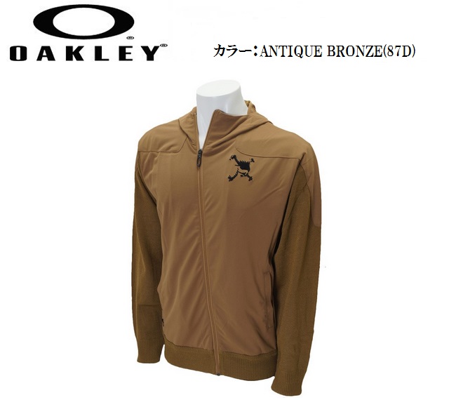 楽天市場 オークリー ゴルフ ウェア スカル セーター アウター Oakley Skull Wb Hooded Sweaterカラーantique Bronze 87d jp リバティーゴルフ