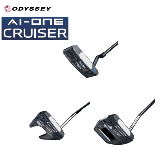 オデッセイ ゴルフ クラブ パター 【ODYSSEY】AI-ONE CRUISER SERIES オデッセイ エーアイワン クルーザー SHAFT：STROKE LAB 140 STEEL ヘッド:DOUBLE WIDE CH ヘッド:#7 DB ヘッド: JAILBIRD 付属品:専用ヘッドカバー