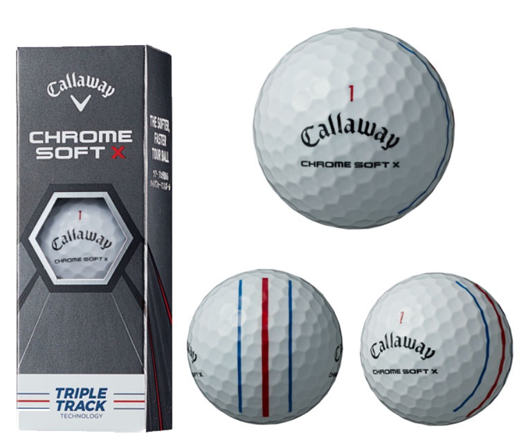 楽天市場 キャロウェイ ゴルフ ボール Callaway Chrome Soft X Triple Trackキャロウェイ クロムソフト エックス トリプル トラックカラー ホワイト Wt ナンバー 1 2 3 4１ダース 12球 リバティーゴルフ