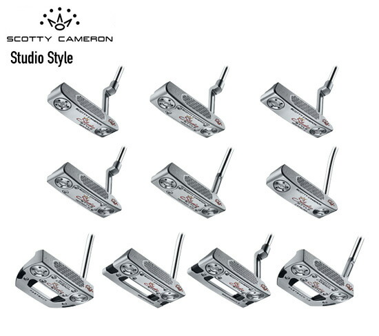 タイトリスト スコッティキャメロン 制作室表現スタイル パター 【Titleist】SCOTTY CAMERON Studio Style上端:Newport / Newport Plus / Newport 2 / Newport 2 Plus / Newport 2.5 Plus / Catalina / Fastback / Fastback 1.5 / Squareback / Squareback 2