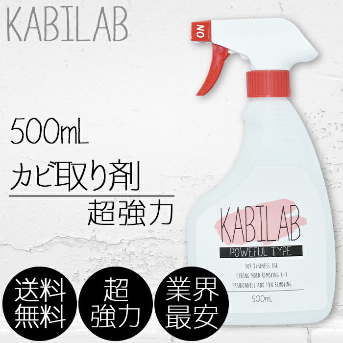 超強力カビ取り剤 業務用 500ml カビラボ 超強力仕様 ユニットバス タイル貼りのお風呂コンクリート 砂壁 カビラボ… お得セット