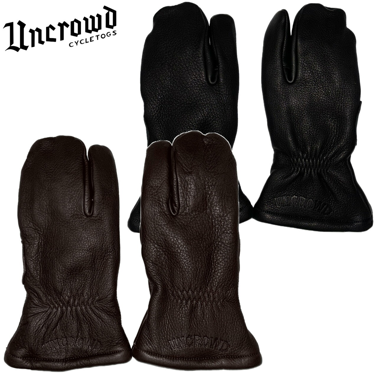 UNCROWD LEATHER BONE グローブ/ M UNCROWD/アンクラウド LEATHER BONE GLOVE/レザーボーングローブ