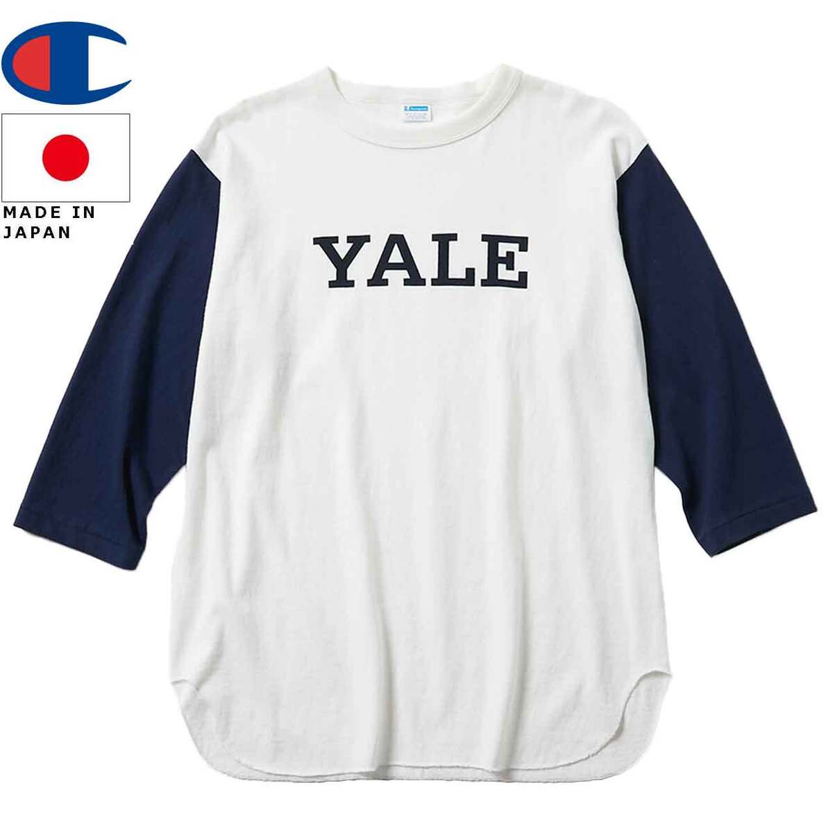 チャンピオン　YALE フットボールTシャツ 楽天市場】チャンピオン イェール大学公認 WIN 1/4スリーブ