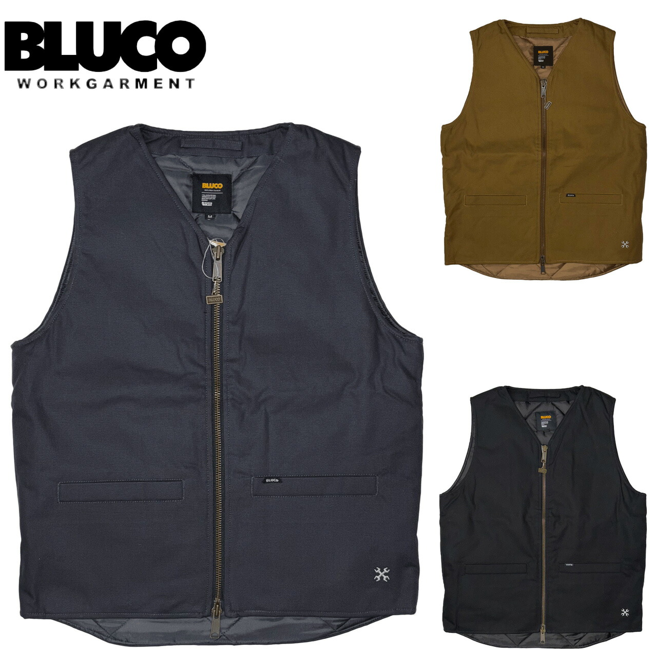 楽天市場】【中古】BLUCO | ブルコ QUILTING VEST ダウンベスト