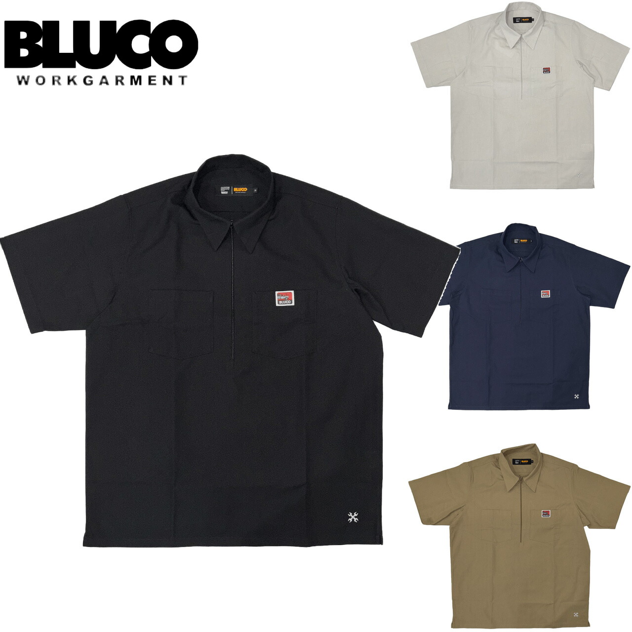 楽天市場】BLUCO ブルコ ポロネック 半袖Tシャツ メンズ HEAVY
