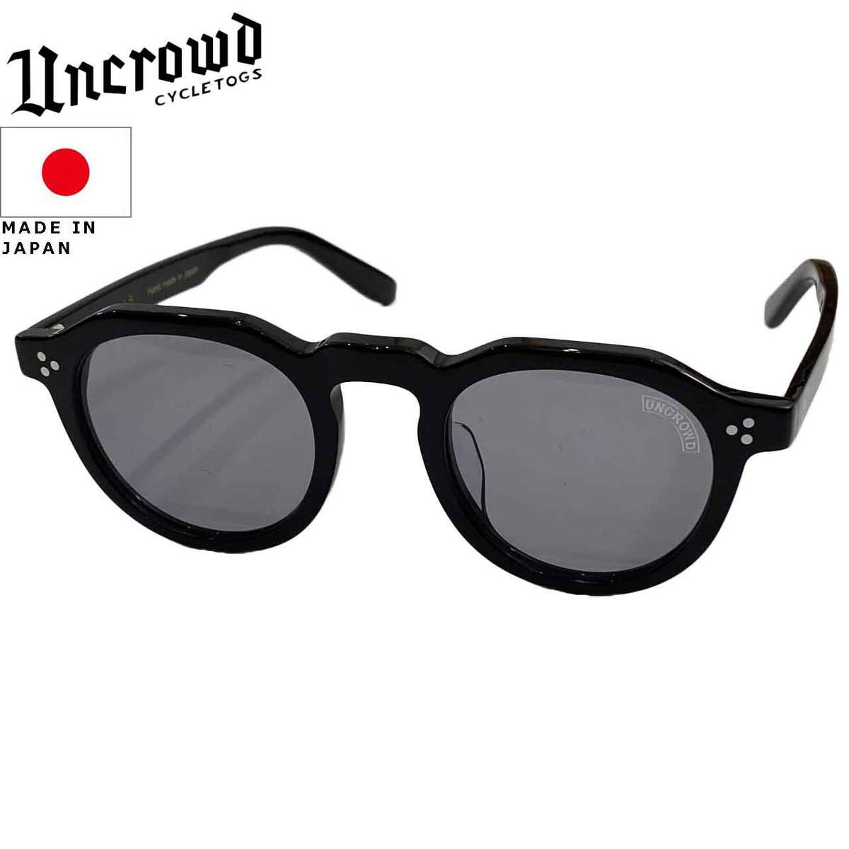 UNCROWD アンクラウド Model-DEBONAIR- モデル-デボネア- シェード サングラス BLACK-SMOKE ブラック-スモーク  UC-042 | リブラセレクトストア