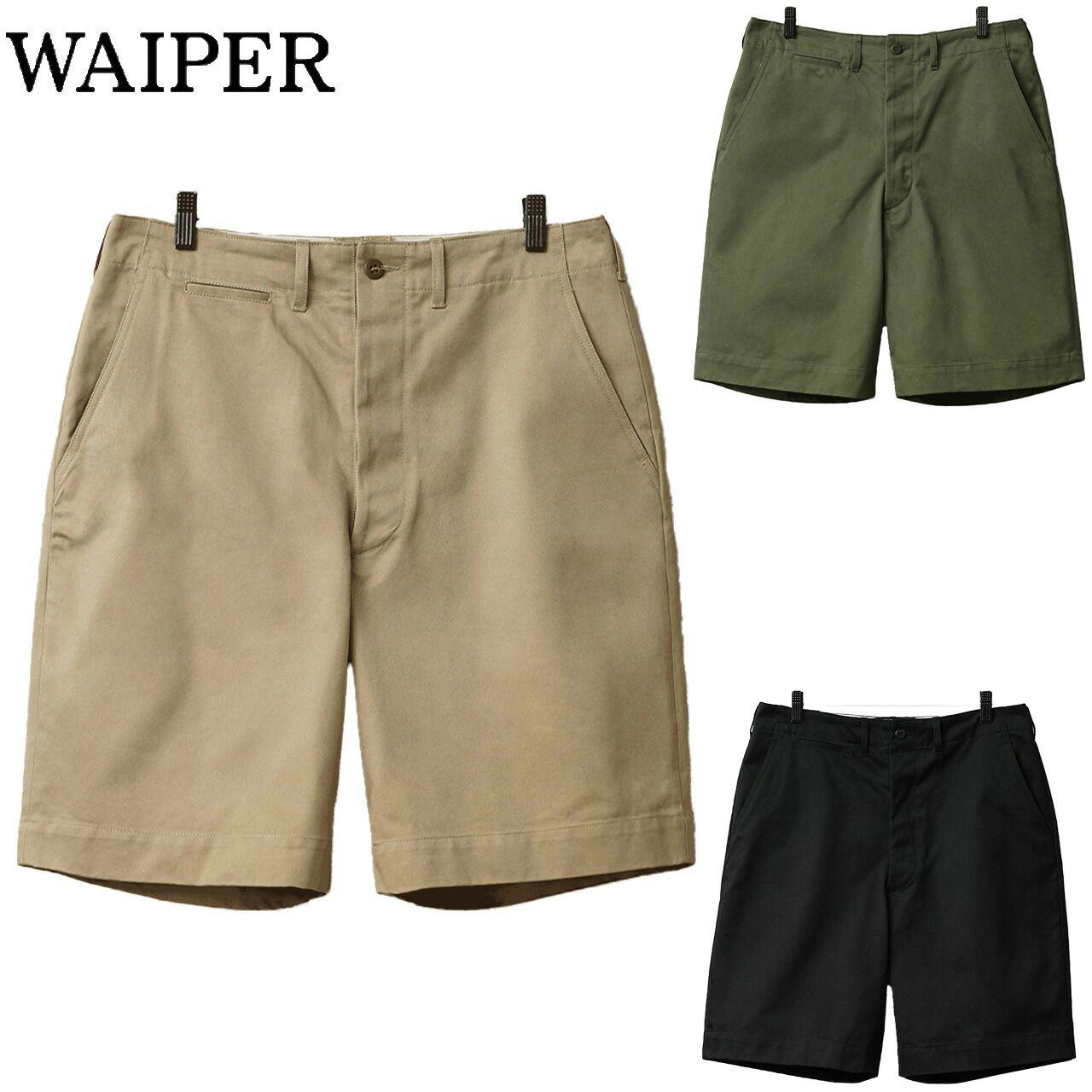 WAIPER.inc ワイパー 米軍 M-45 チノトラウザーショーツ アレンジ WP1089