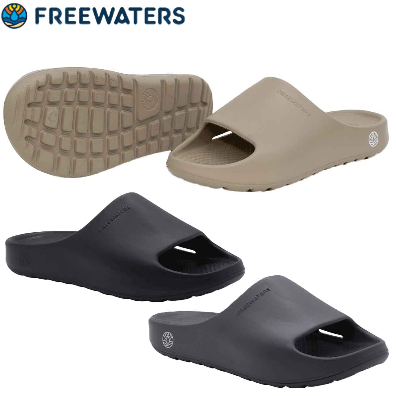 FREE WATERS フリーウォーター Cloud9 Slide クラウド9 スライド サンダル U003画像