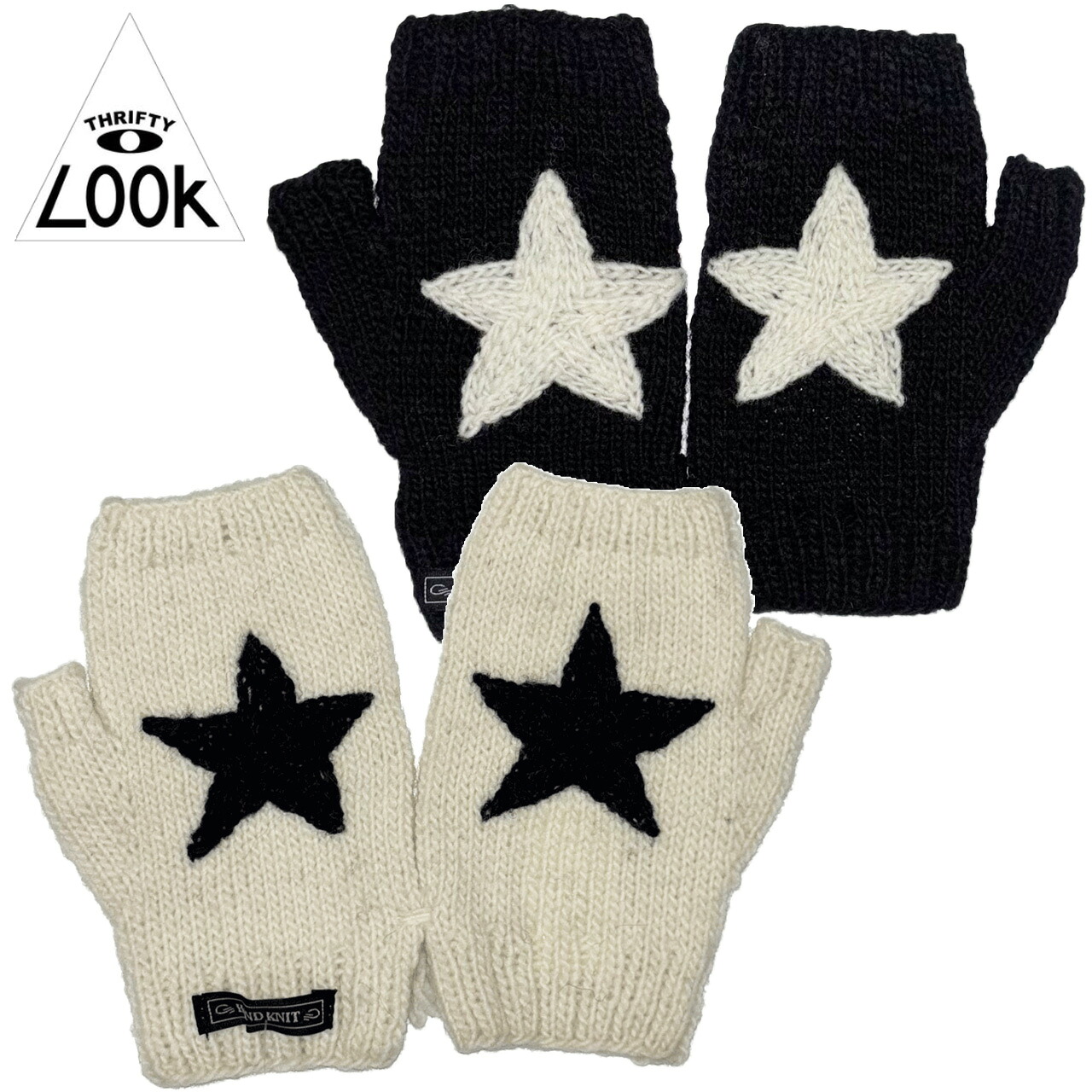 楽天市場】THRIFTY LOOK スリフティルック STAR HAND KNIT GLOVE 