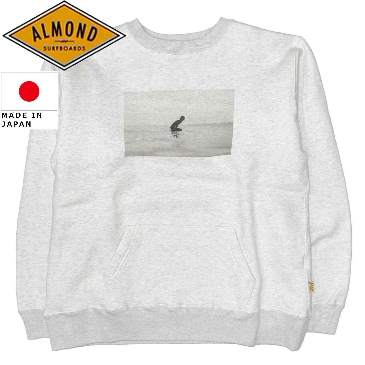 ALMOND SURFBORDS アーモンドサーフボード NATURE CREW スウェット GF3011